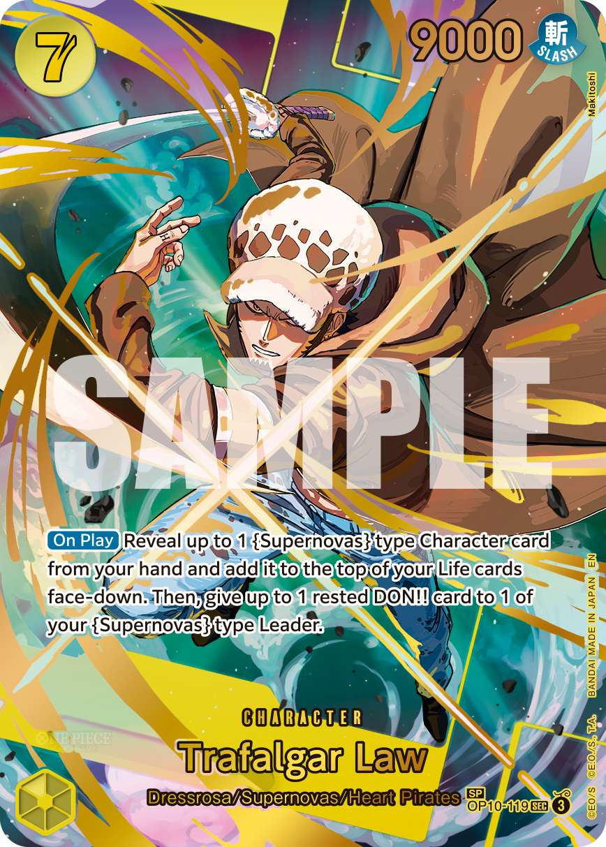 Trafalgar Law One Piece TCG Card