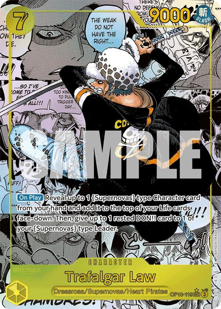 Trafalgar Law One Piece TCG Card