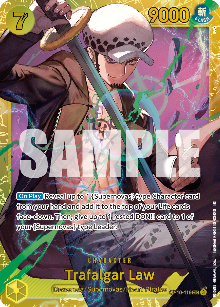 Trafalgar Law One Piece TCG Card