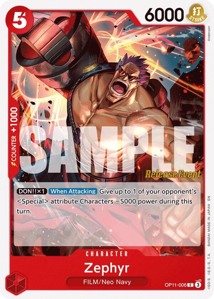 Zephyr One Piece TCG Card