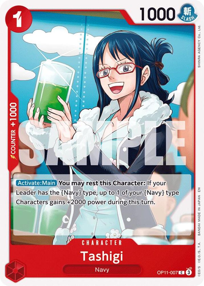 Tashigi One Piece TCG Card