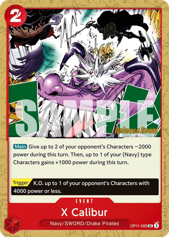 X Calibur One Piece TCG Card