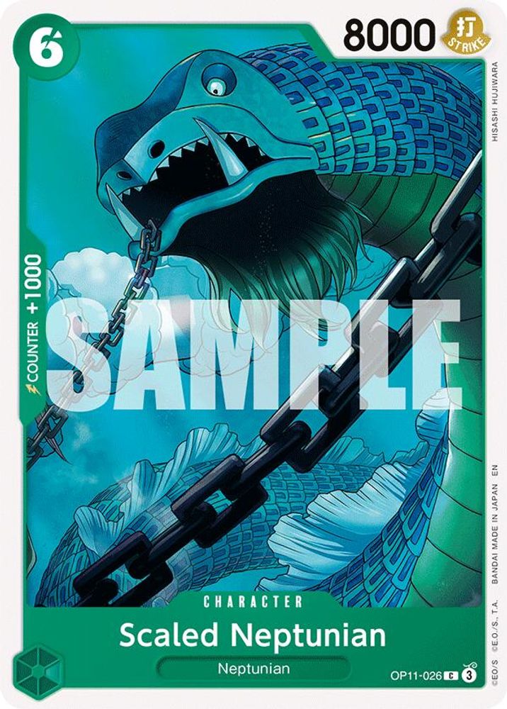 Scaled Neptunian One Piece TCG Card