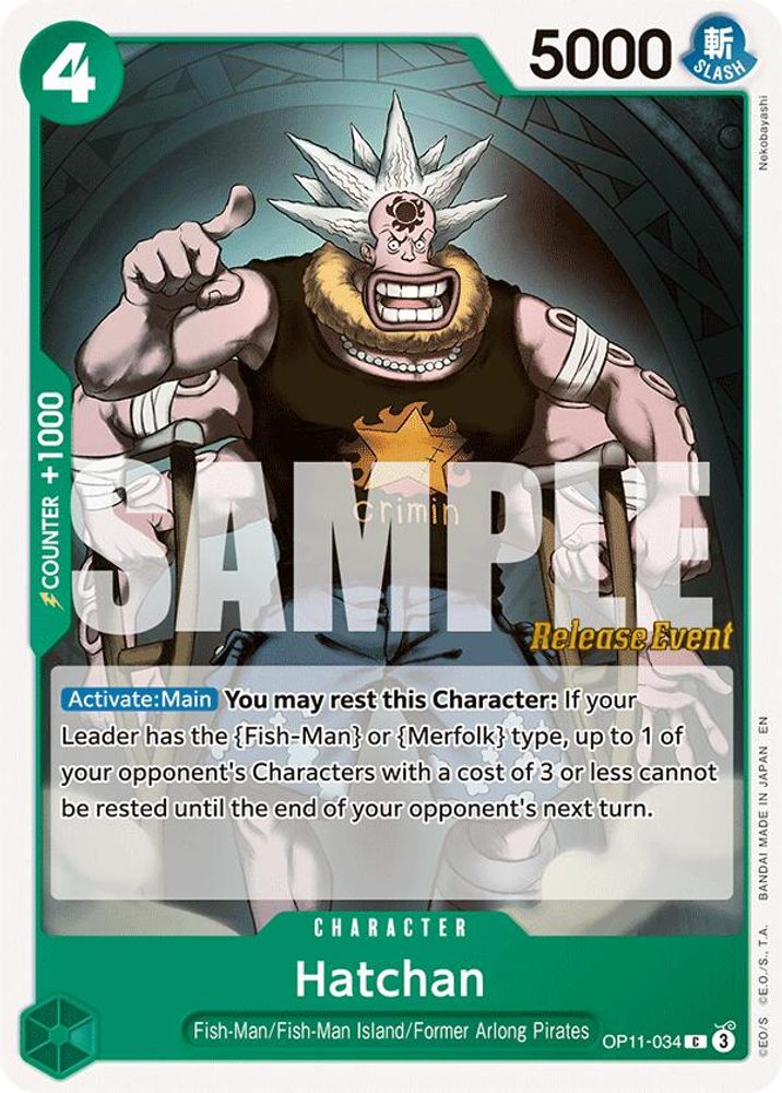 Hatchan One Piece TCG Card