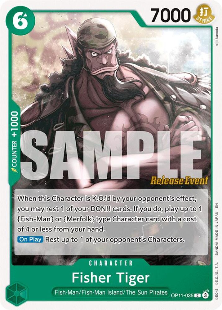 Fisher Tiger One Piece TCG Card