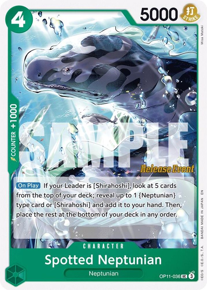Spotted Neptunian One Piece TCG Card