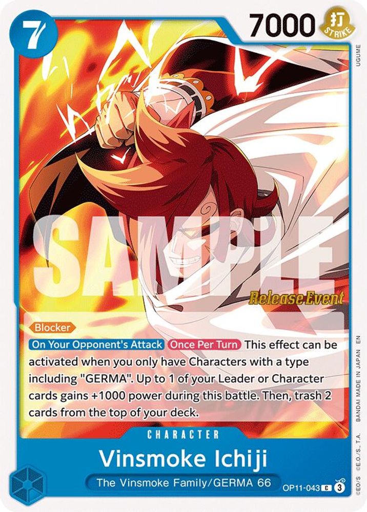 Vinsmoke Ichiji One Piece TCG Card