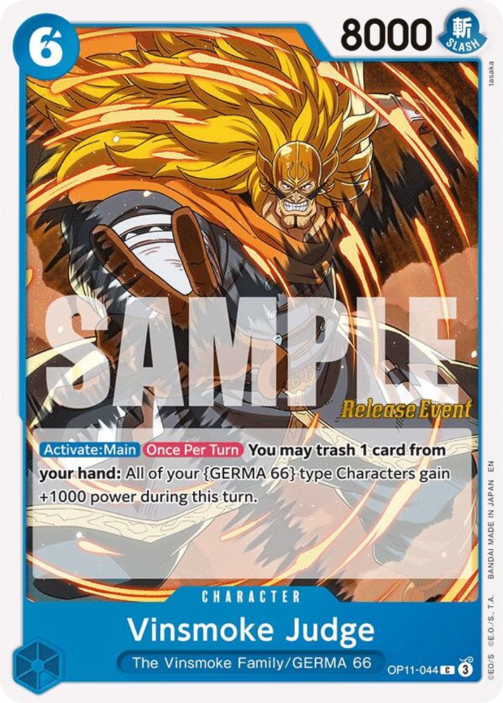 Vinsmoke Judge One Piece TCG Card