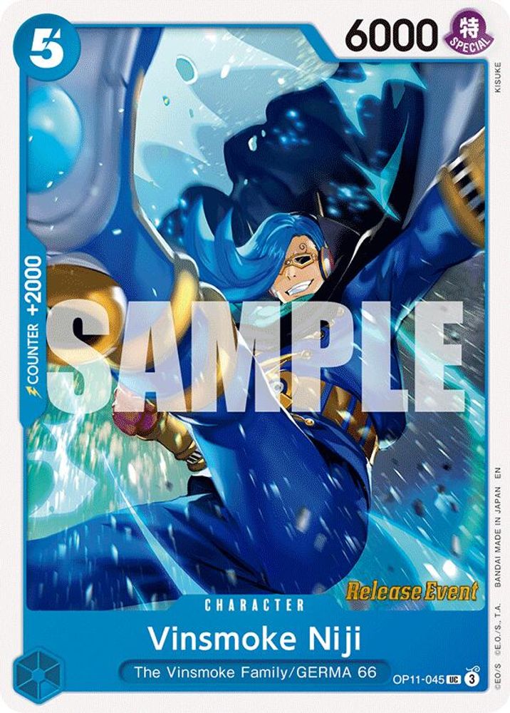 Vinsmoke Niji One Piece TCG Card