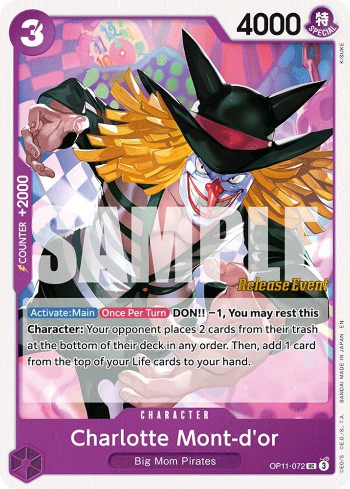 Charlotte Mont-d'or One Piece TCG Card