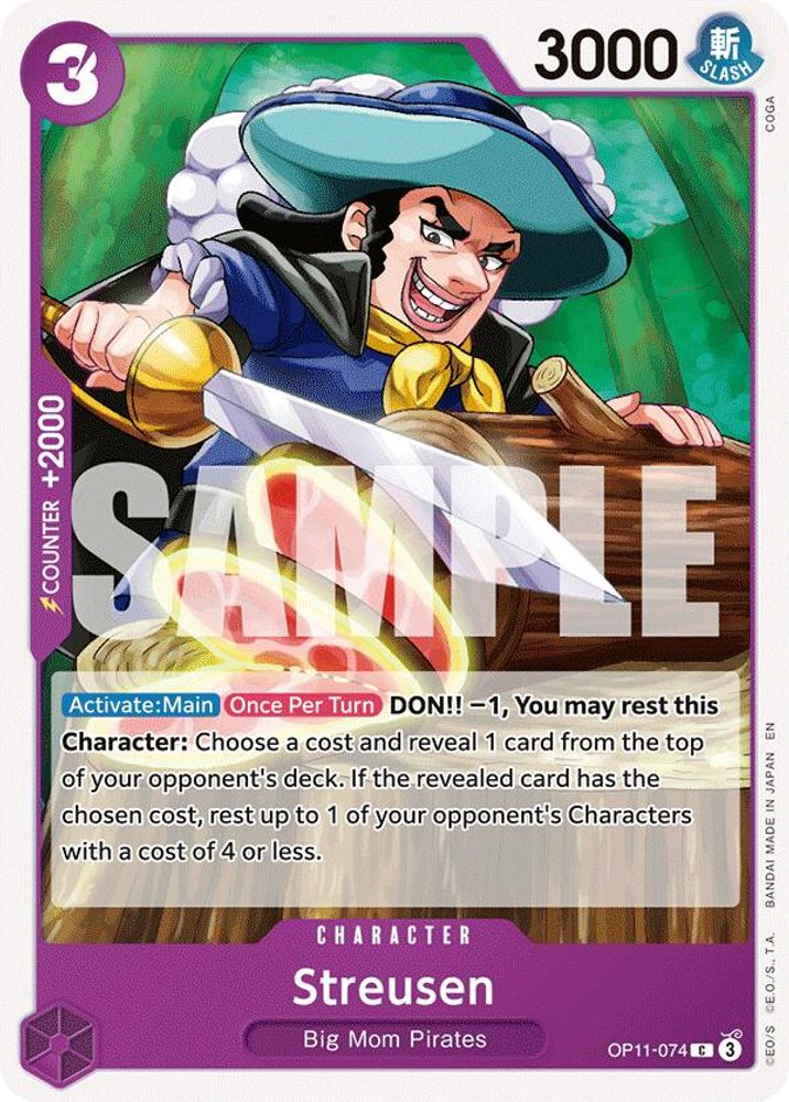 Streusen One Piece TCG Card