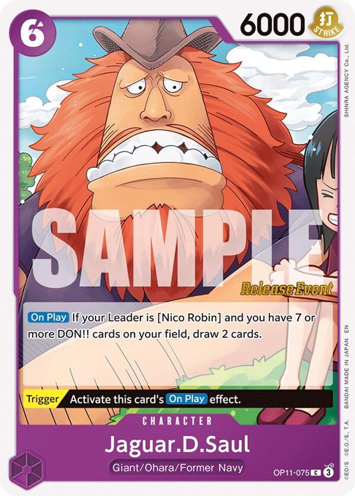 Jaguar.D.Saul One Piece TCG Card
