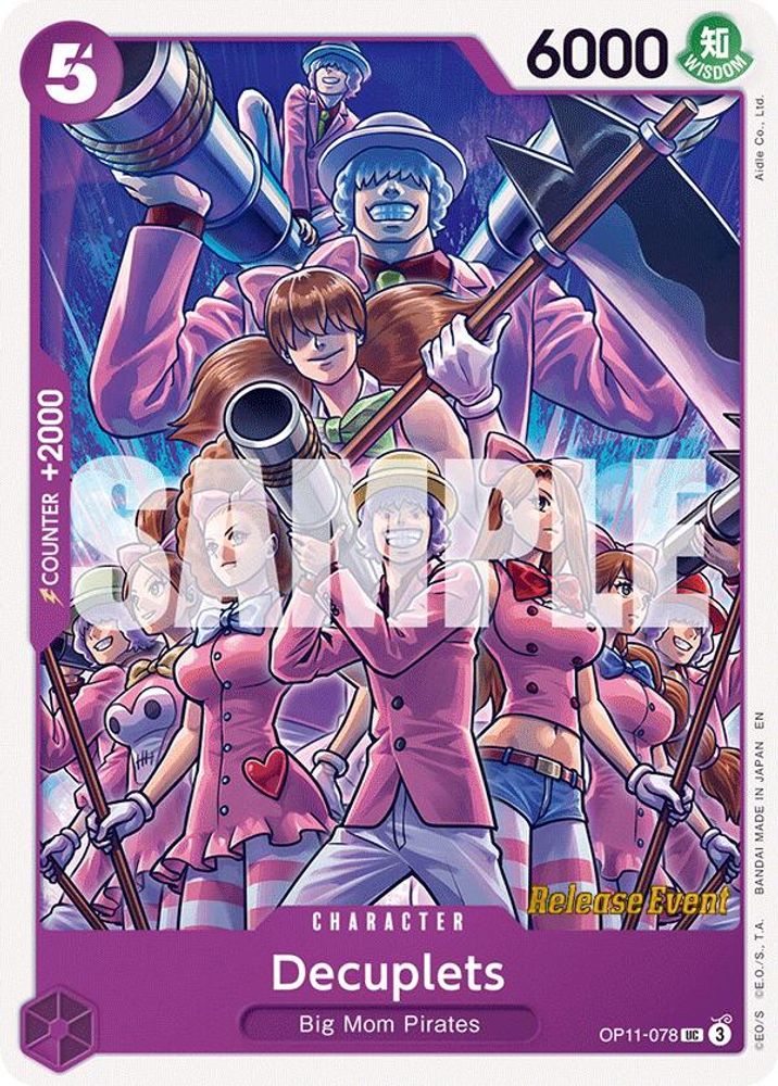 Decuplets One Piece TCG Card