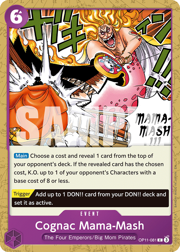 Cognac Mama-Mash One Piece TCG Card