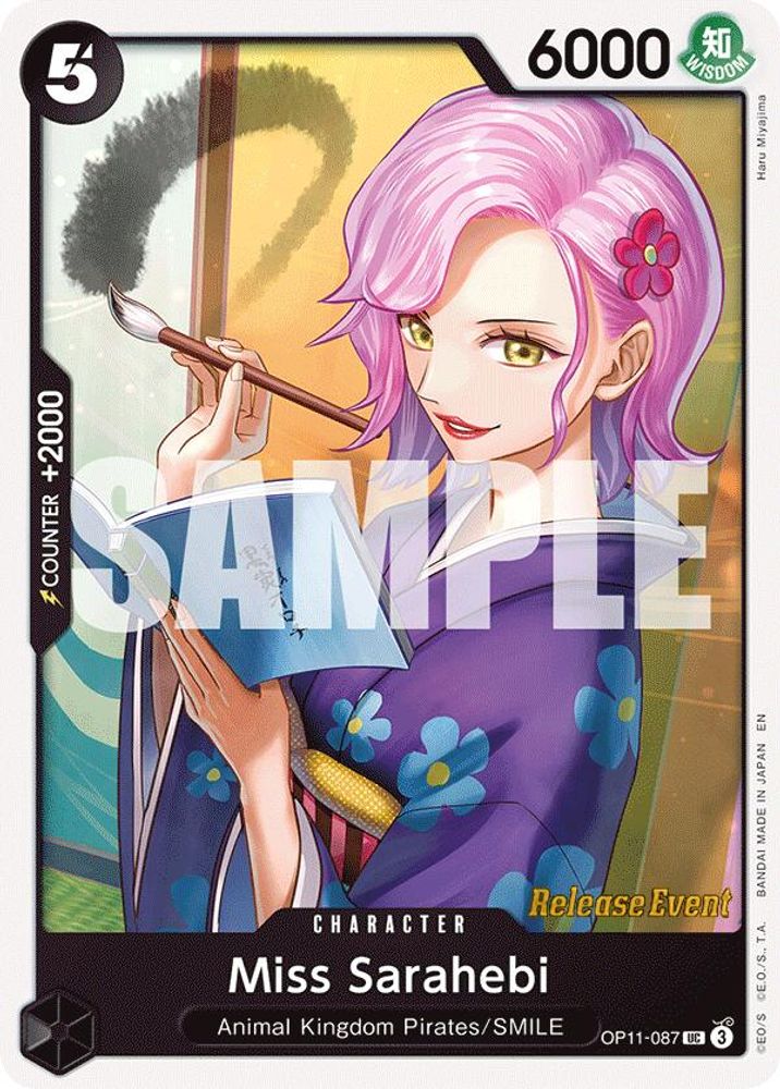 Miss Sarahebi One Piece TCG Card