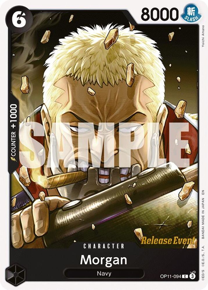 Morgan One Piece TCG Card