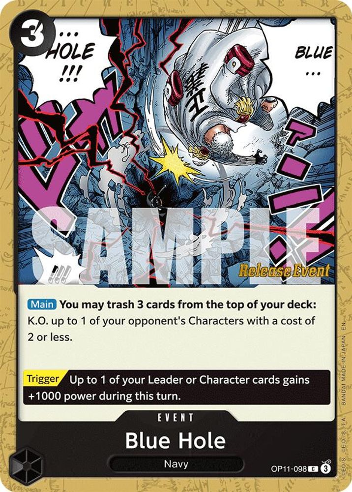 Blue Hole One Piece TCG Card