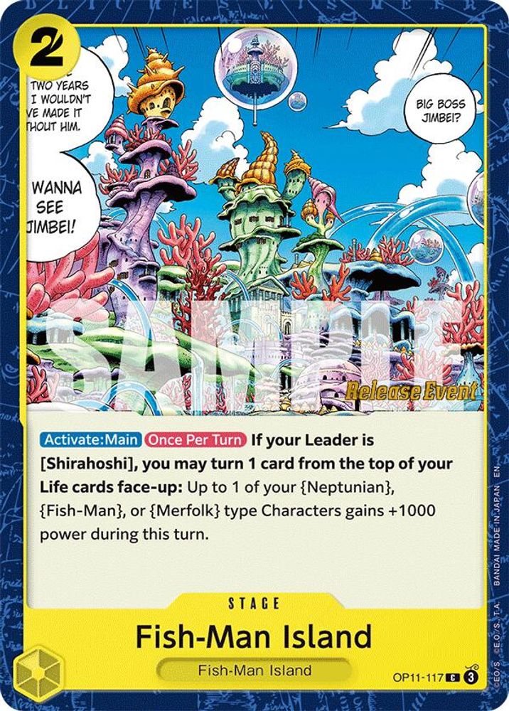Fish-Man Island One Piece TCG Card