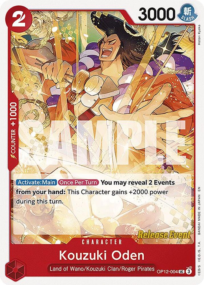 Kouzuki Oden One Piece TCG Card