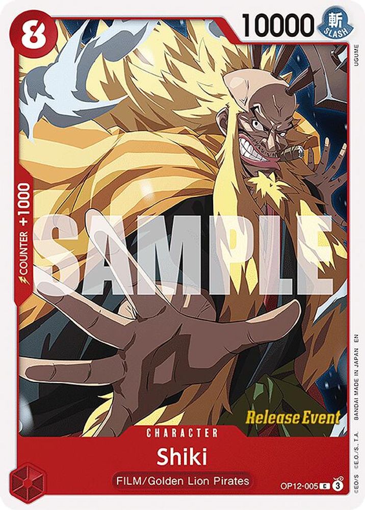 Shiki One Piece TCG Card