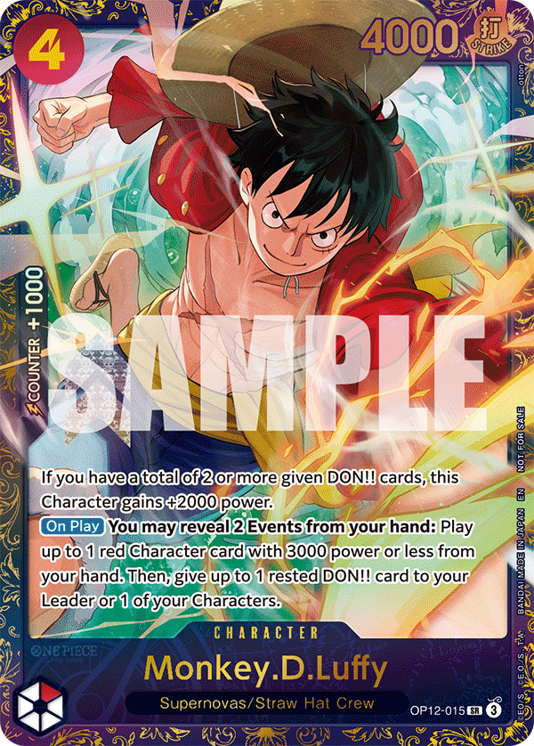 Monkey.D.Luffy One Piece TCG Card