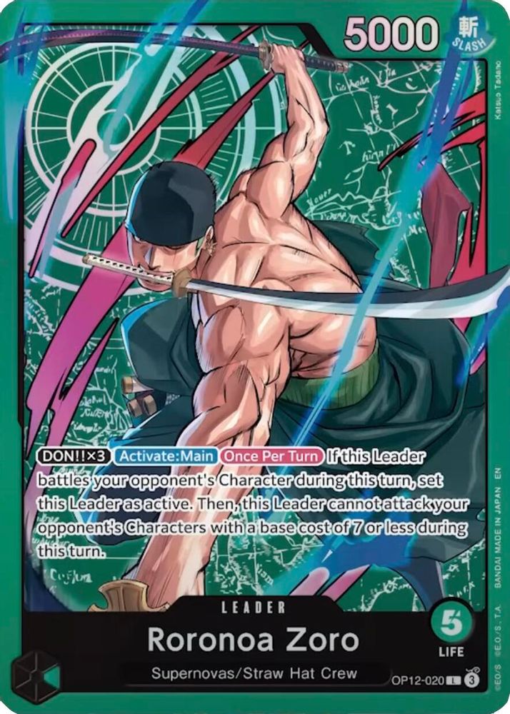 Roronoa Zoro One Piece TCG Card