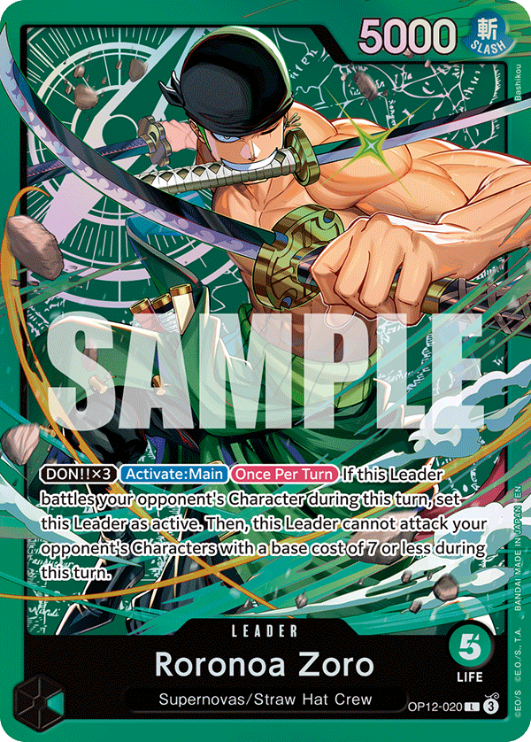 Roronoa Zoro One Piece TCG Card