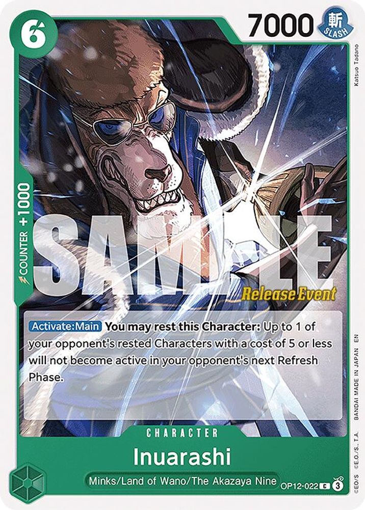 Inuarashi One Piece TCG Card
