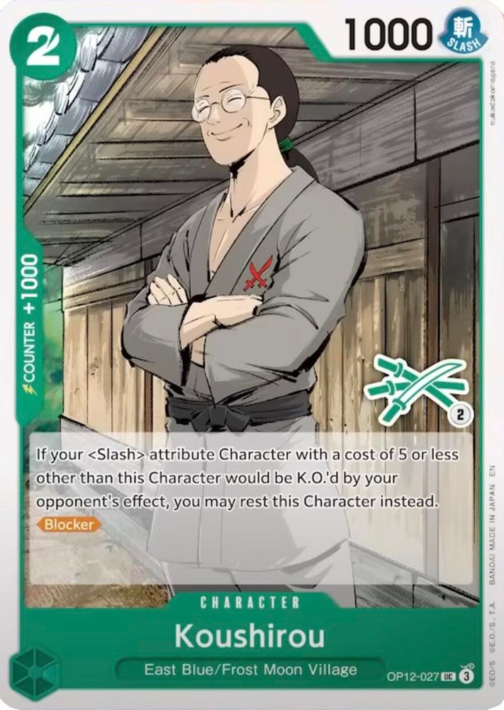 Koushirou One Piece TCG Card