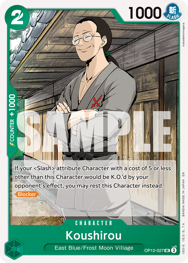 Koushirou One Piece TCG Card