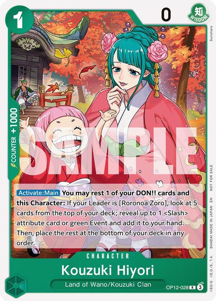 Kouzuki Hiyori One Piece TCG Card