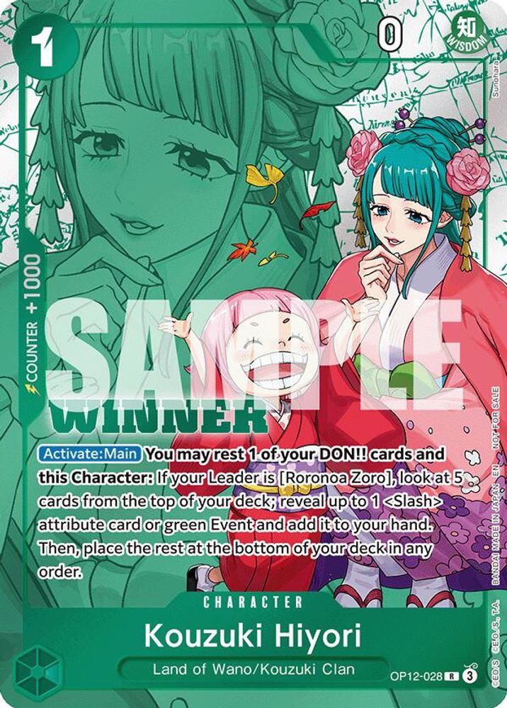 Kouzuki Hiyori One Piece TCG Card