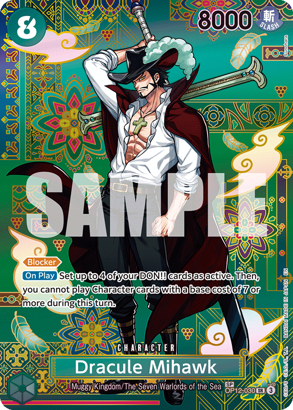 Dracule Mihawk One Piece TCG Card