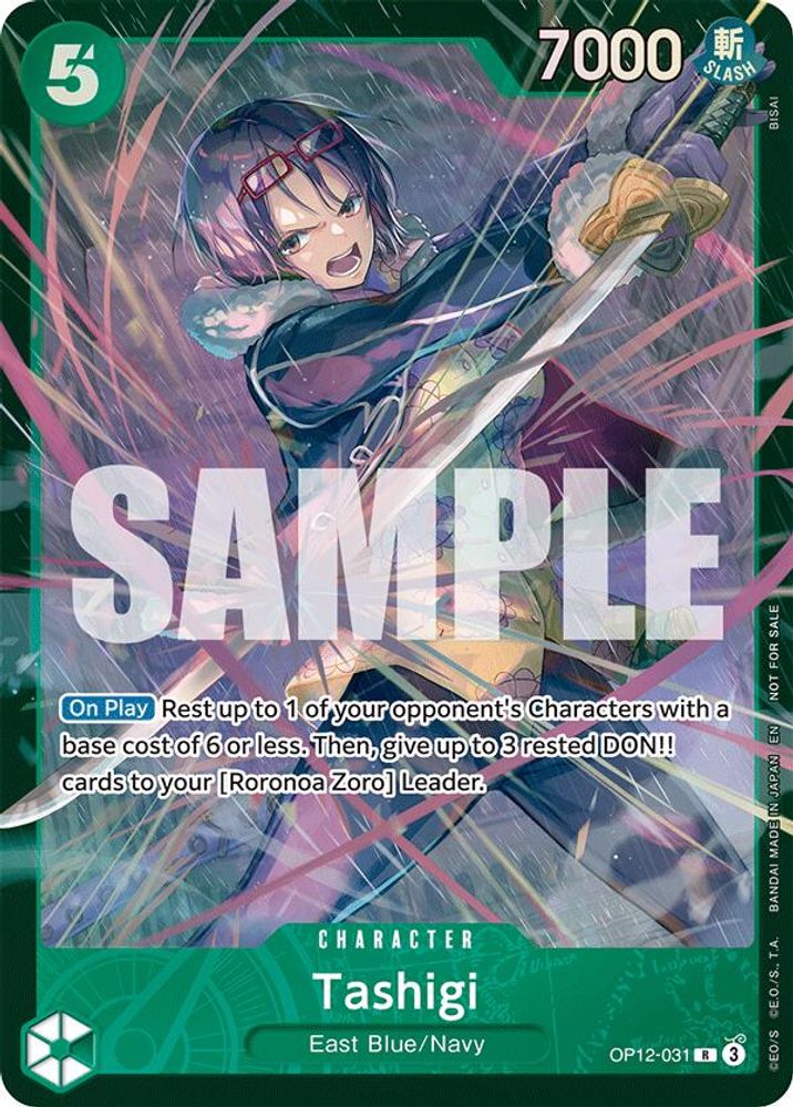 Tashigi One Piece TCG Card
