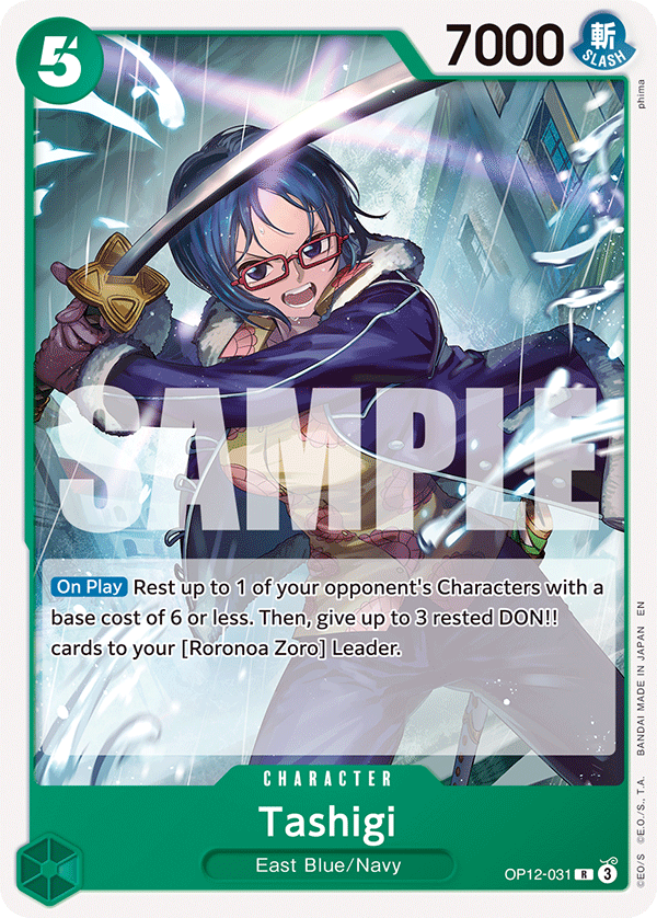 Tashigi One Piece TCG Card