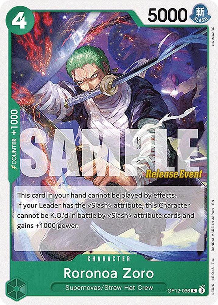 Roronoa Zoro One Piece TCG Card