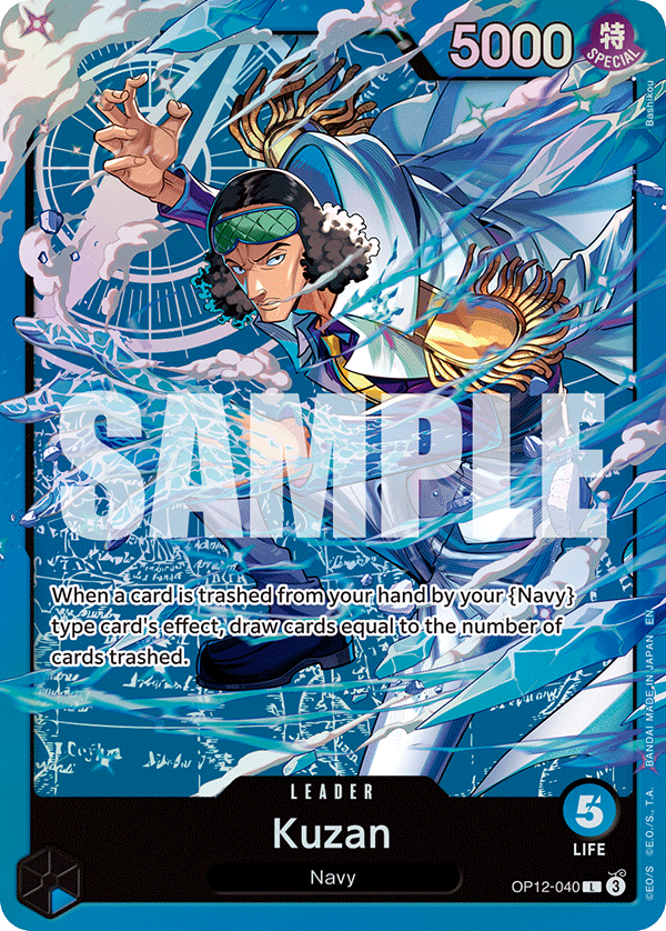 Kuzan One Piece TCG Card