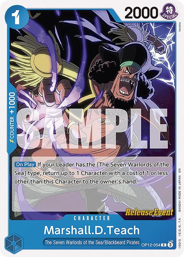 Marshall.D.Teach One Piece TCG Card