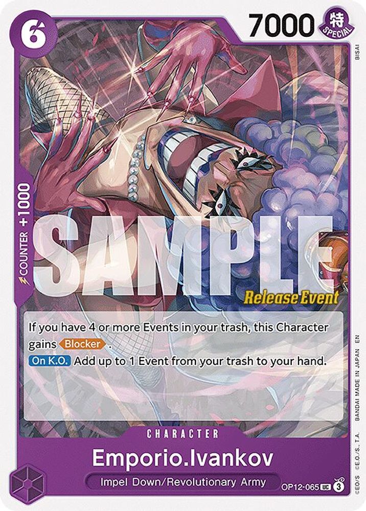Emporio.Ivankov One Piece TCG Card