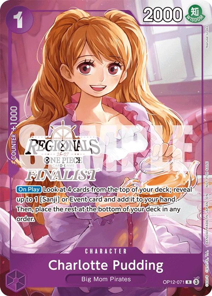 Charlotte Pudding One Piece TCG Card