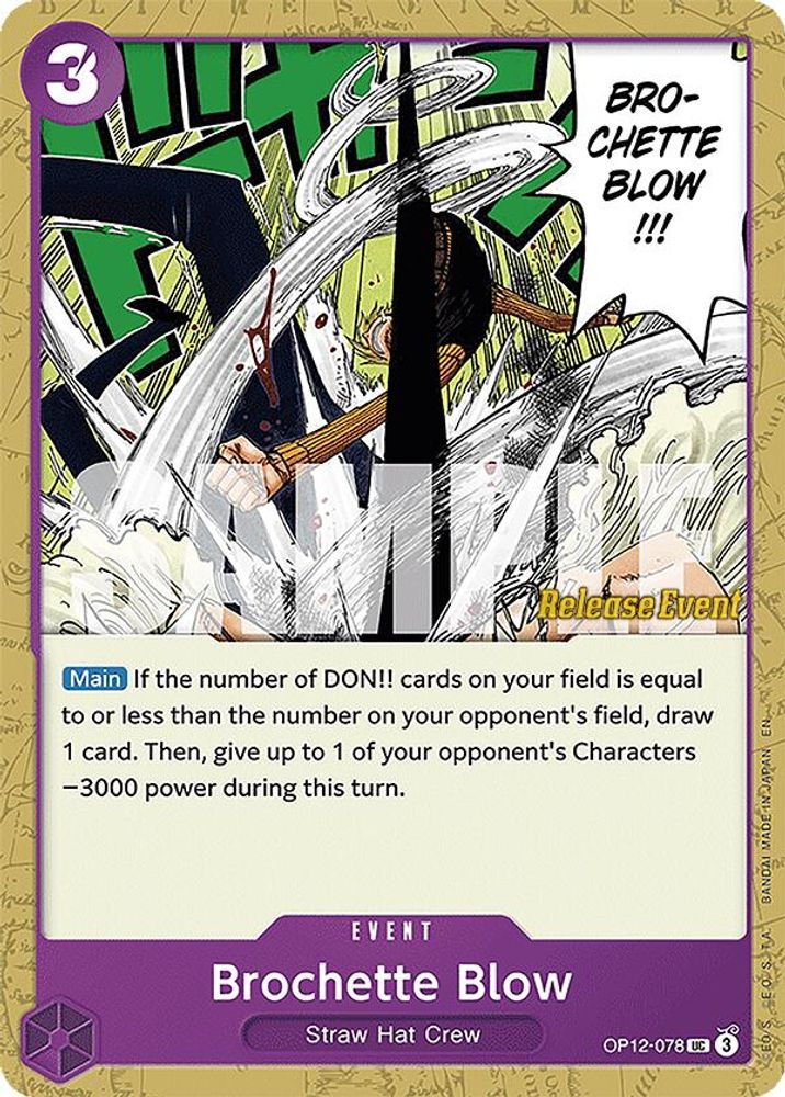 Brochette Blow One Piece TCG Card
