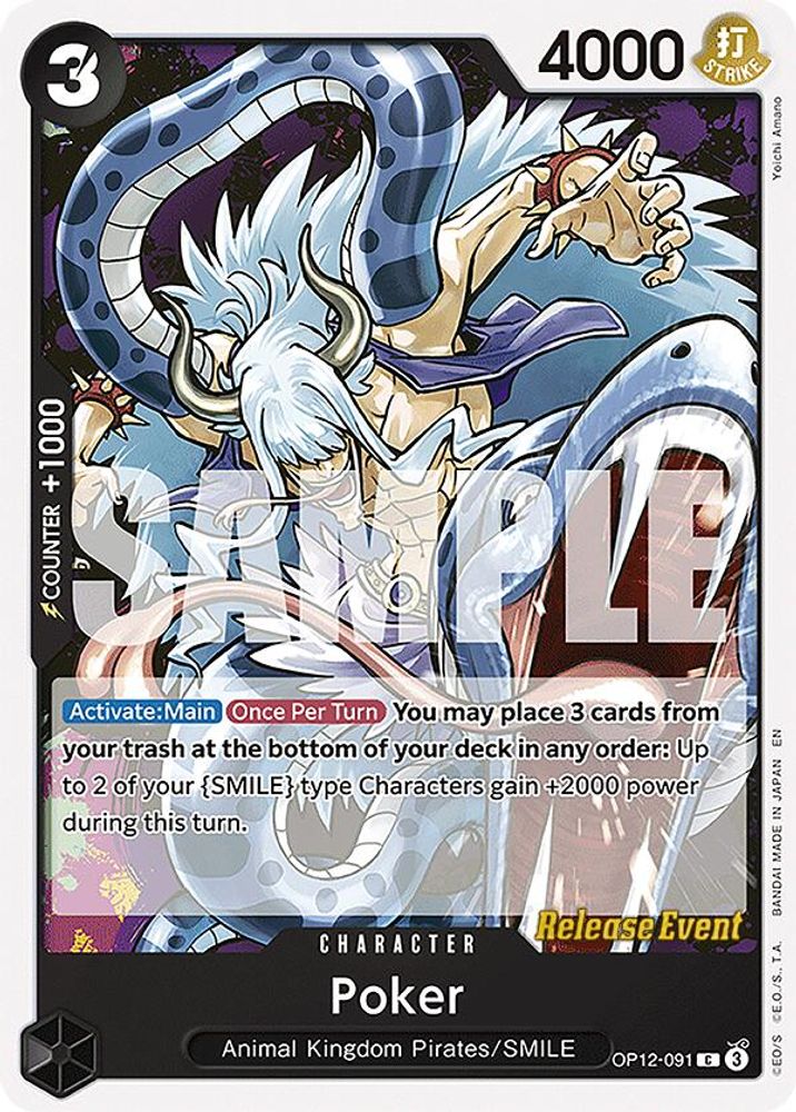 Poker One Piece TCG Card