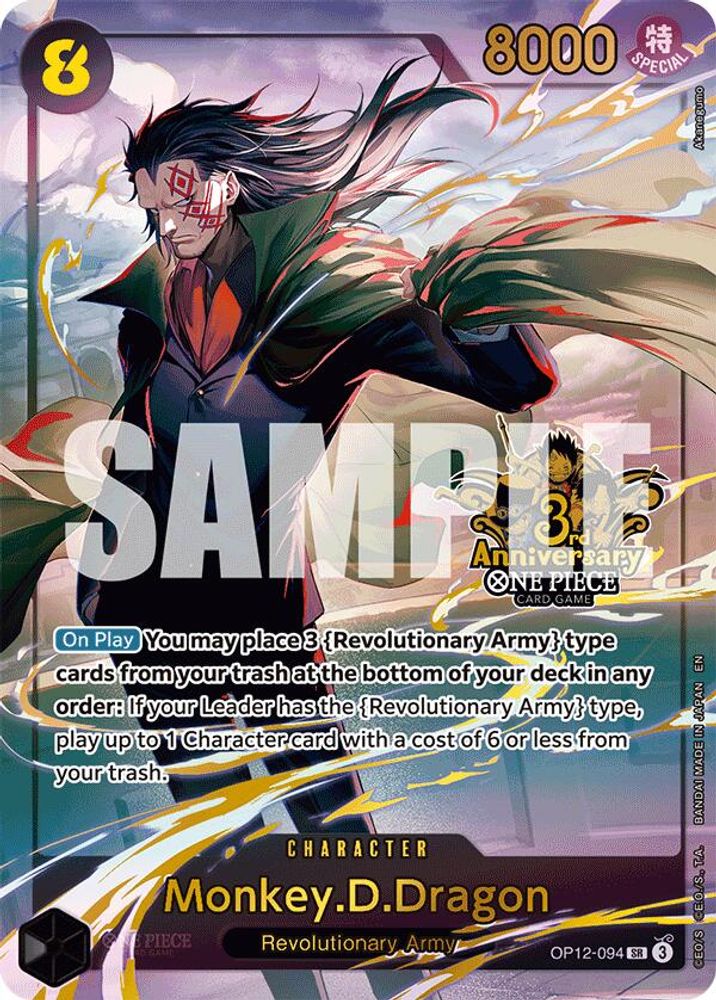 Monkey.D.Dragon One Piece TCG Card