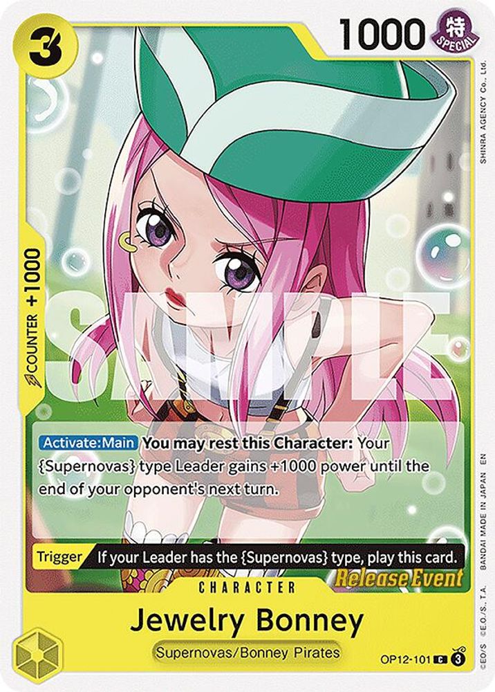 Jewelry Bonney One Piece TCG Card