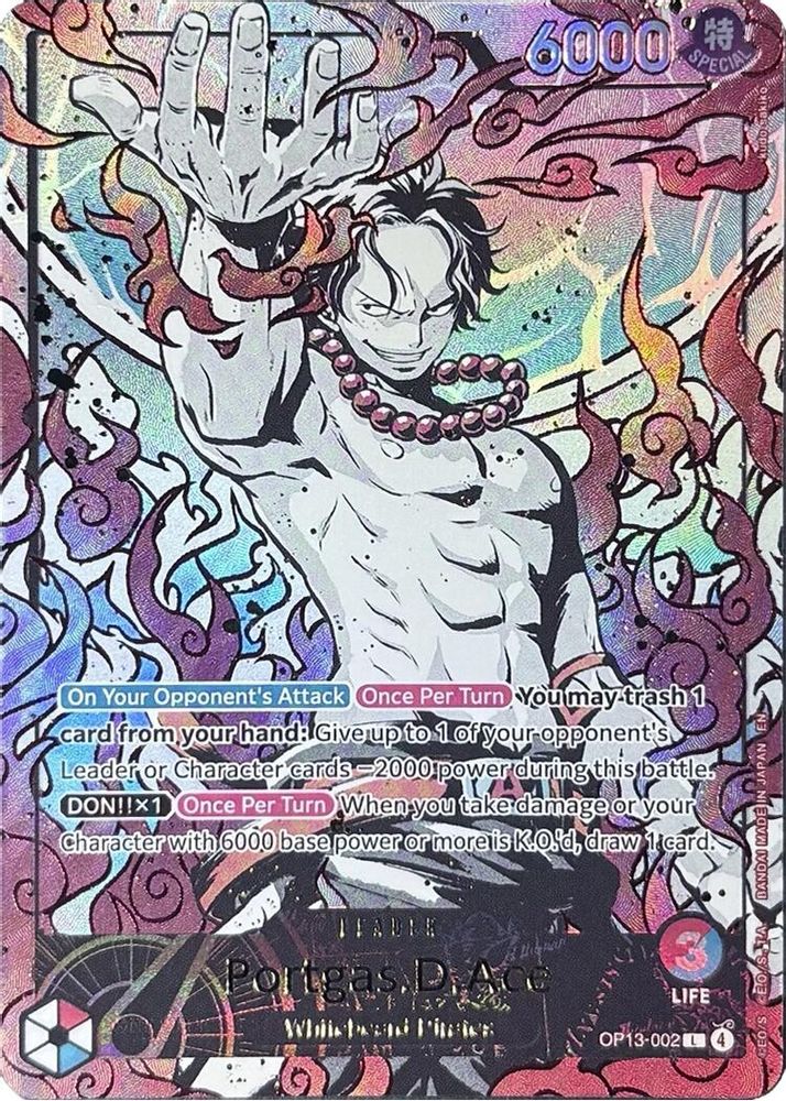 Portgas.D.Ace One Piece TCG Card