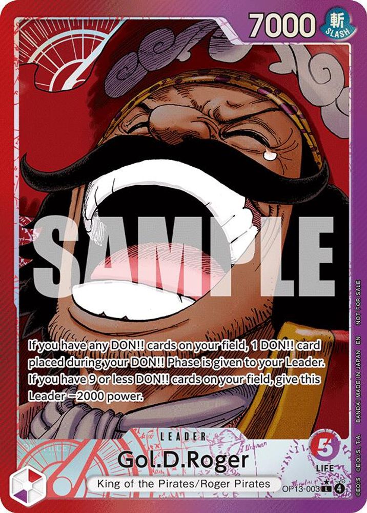 Gol.D.Roger One Piece TCG Card