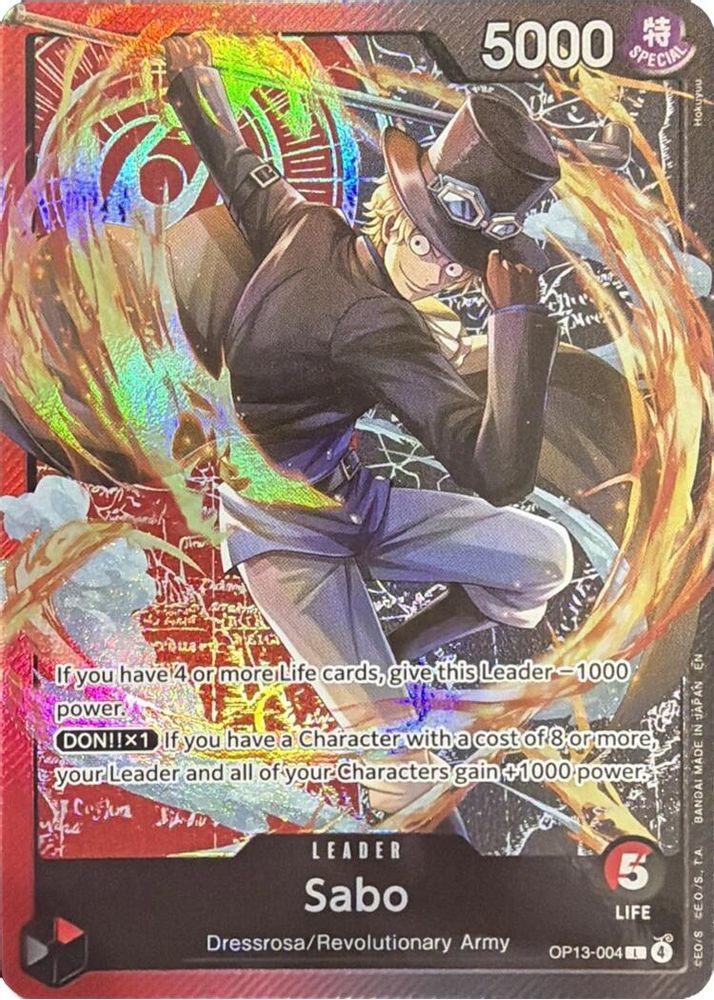 Sabo One Piece TCG Card