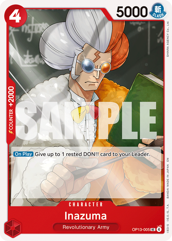 Inazuma One Piece TCG Card
