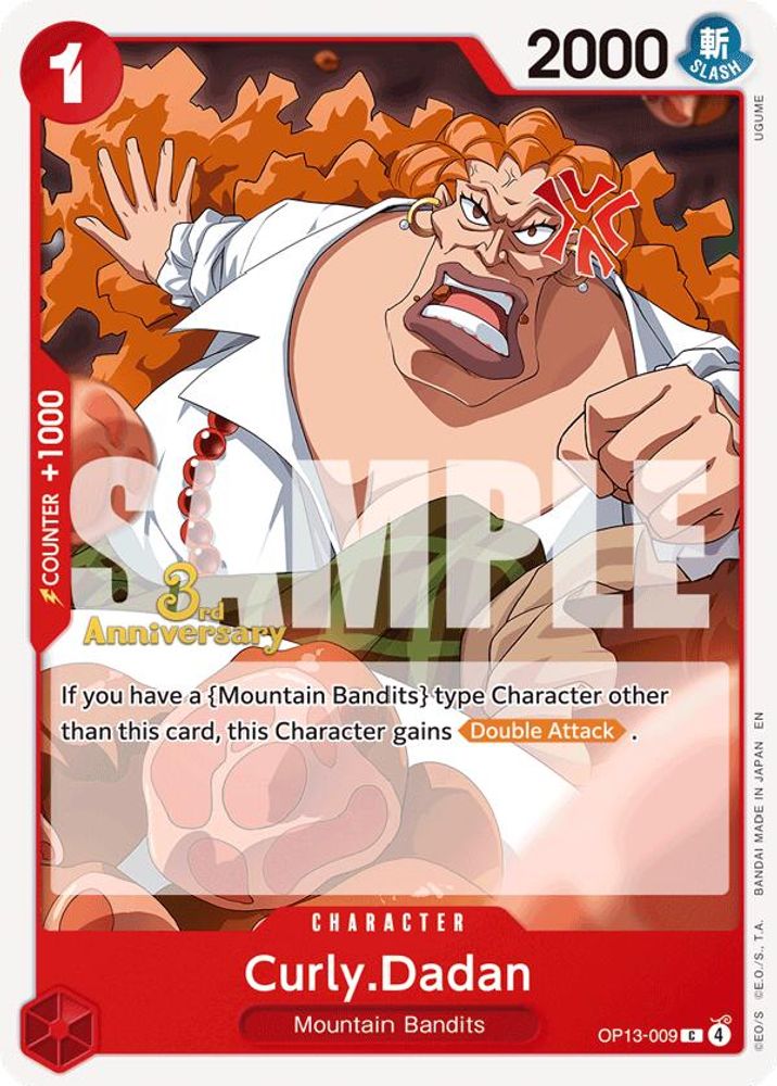 Curly.Dadan One Piece TCG Card