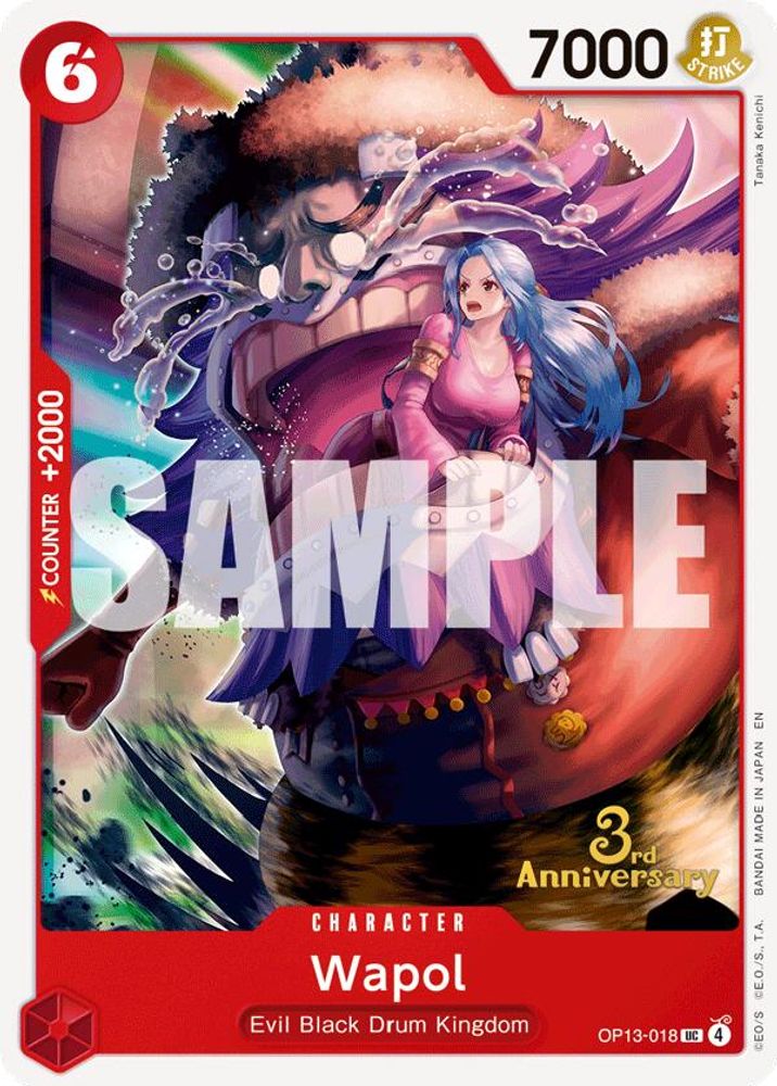 Wapol One Piece TCG Card